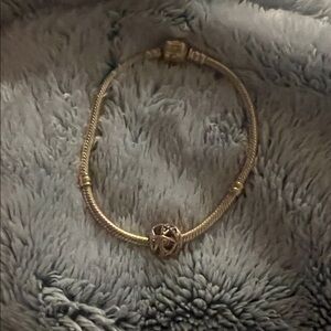 Pandora Snake Chain 14k Gold-platedBracelet